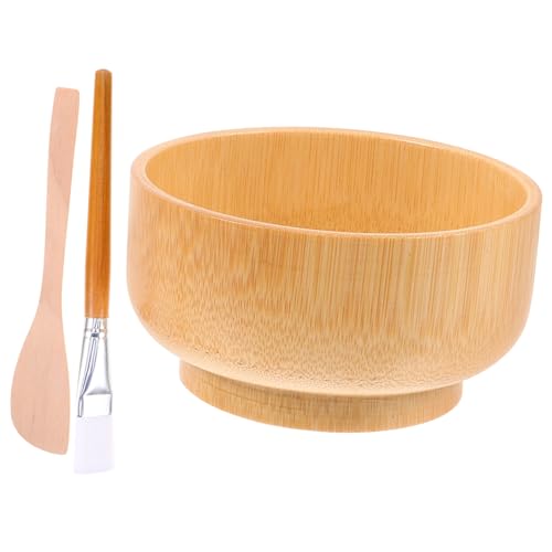 BIUDECO Diy Masken Set Holzschalen Pinselset Für Gesichtsmaske Praktische Anwendung Für Zuhause Und Beauty Shops Einfach Zu Reinigen Und Wiederverwendbar von BIUDECO