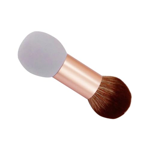 BIUDECO Doppelseitiger Make Up Pinsel für Lose Puder und Tragbarer Leichter Kosmetikpinsel mit Weichem Schwammkopf Beauty Tool für Frauen und Mädchen von BIUDECO