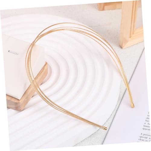 BIUDECO Feines Mehrlagiges Metall Haarband Damen Elegant Schlicht Party Haarschmuck Hochzeit Fest Mädchen Zubehör von BIUDECO