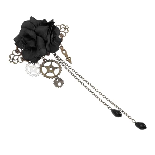 BIUDECO Gothic Haarclip Mit Mechanischem Getriebe Einzigartige Haarschmuck Für Damen Für Cosplay Und Partys Stilvolles Und Kreatives Haaraccessoire Für Mädchen von BIUDECO