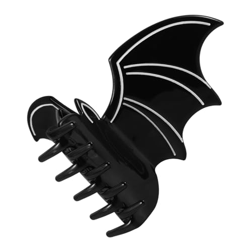 BIUDECO Große Fledermaus Haarspange aus Robustem Material Rutschfeste Haarklammer für Damen Langlebiger Haarschmuck mit Elegantem Design für Festes Halten und Modische Haarstyling von BIUDECO