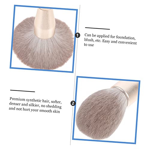 BIUDECO Großer Foundation Make Up Pinsel Hochdicht Weich Foundation Brush für Flüssig Puder Make Up Ergonomisch Damen Kosmetik Werkzeug Weiß von BIUDECO