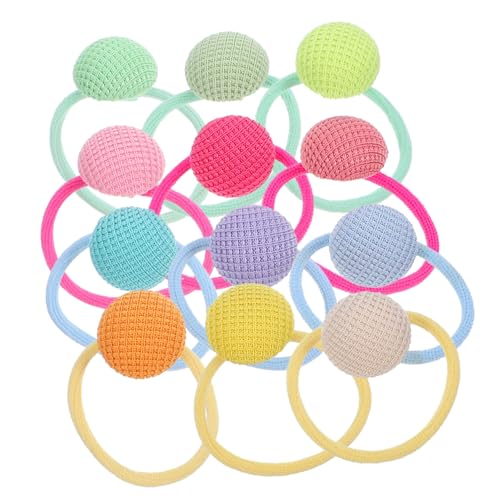 BIUDECO 12stücke Haargummis Und Haarseile Runde Haar Bänder Elastische Pferdeschwanz-halter Für Frauen Elastische Haar Seile Für Party Und Alltag von BIUDECO