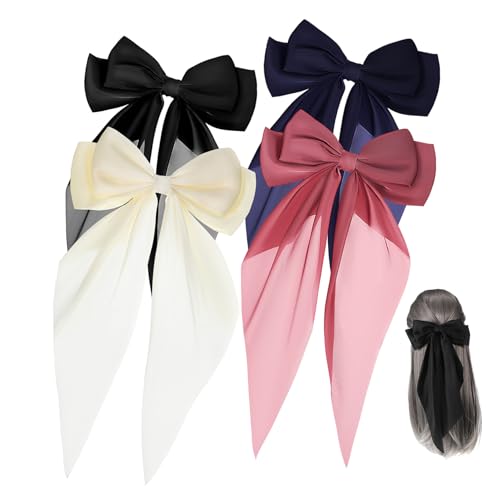 BIUDECO 4stücke Große Haarbögen Haarklammern Und Elegante Haaraccessoires Für Frauen Und Mädchen Für Besondere Anlässe Und Alltag von BIUDECO