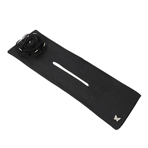 BIUDECO Haarschmuck aus Blumenstoff frisuren haarstyling haarspangen friseur Haarknotenhersteller für Frauen Fauler Lockenwicklerbrötchen Haarknotenformer Former für Haarknoten Black von BIUDECO