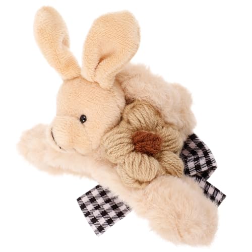 BIUDECO Haarklammer Pelzig Haarspange Damen Kaninchen Haarschmuck Mädchen Teenager Accessoire Alltag Hochzeit Geburtstag Zeremonie Weihnachten Abschlussball Frisuren Fixierung Schminken von BIUDECO