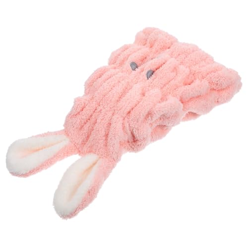 BIUDECO Haartrockenhaube Aus Korallenvlies Bequemer Haarturban Für Nasses Haar Cartoon-design Wasserabsorbierend Für Junge Mädchen von BIUDECO