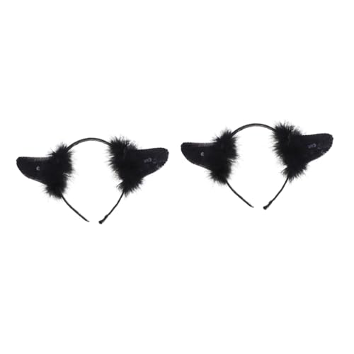 BIUDECO 2 Stücke Teufel Hörner Stirnband Für Halloween Pailletten Kopfschmuck Bequem Für Partys von BIUDECO