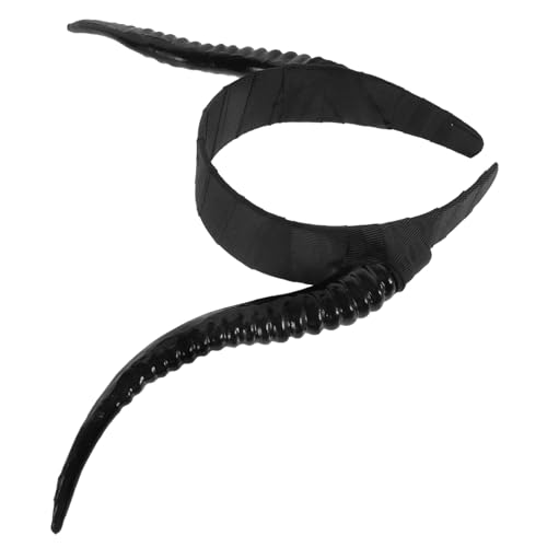 BIUDECO Halloween Teufelshorn Haarreif Gothic Stirnband Simulierte Hörner Cosplay Kopfschmuck für Damen und Herren Karneval Party Zubehör von BIUDECO