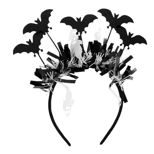 BIUDECO Halloween-fledermaus-stirnband Für Damen Bequeme Haarbänder Mit Geisterelementen Kreative Kopfbedeckung Für Cosplay-events Und Thementreffen von BIUDECO