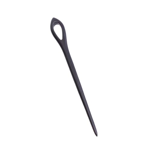 BIUDECO Handgefertigte Schwarze Haargabel Retro Stil Antiker Haarschmuck für Damen Traditioneller Chinesischer Haarstab Elegant und für Vintage Looks von BIUDECO