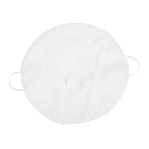 BIUDECO Handtuch Gesichtsmaske Aus Korallenfleece Für Kalte Und Heiße Kompresse Wiederverwendbar Mit Hängendem Ohrdesign Für Gesichtspflege von BIUDECO