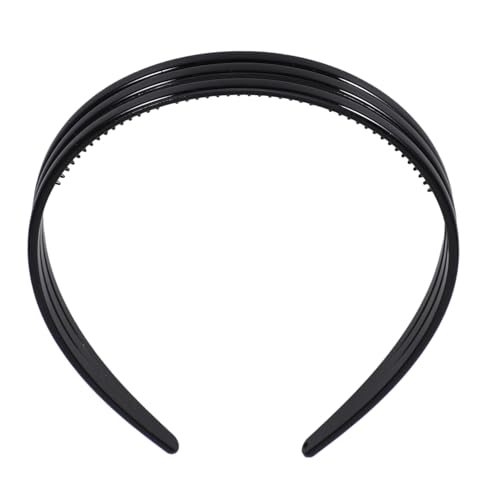 BIUDECO Hohles Dreilagiges Haarreif mit Zähnen Modernes Stirnband für Damen und Mädchen Geeignet für Haartypen und Anlässe Vielseitiges Haaraccessoire Schwarz BIUDECO Hohles Dreilagiges Haarreif mit Zähnen Modernes Stirnband für Damen und Mädchen Geeignet für Haartypen und Anlässe Vielseitiges Haaraccessoire Schwarz von BIUDECO