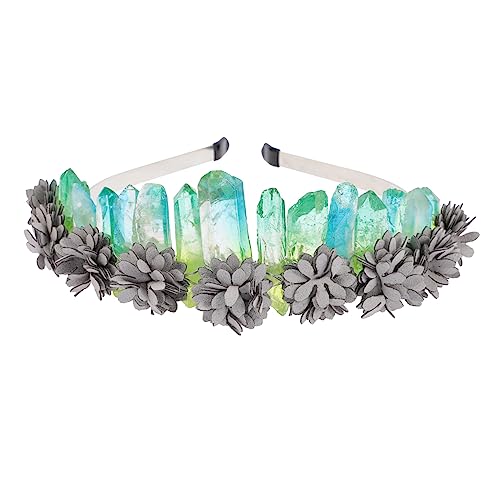 BIUDECO Blumenkristallkrone Für Prinzessinnenkostüm Hochzeitsbraut Kristallquarz-stirnband BIUDECO Blumenkristallkrone Für Prinzessinnenkostüm Hochzeitsbraut Kristallquarz-stirnband von BIUDECO
