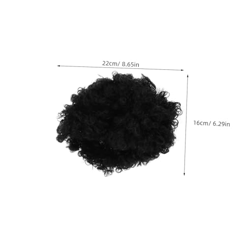 BIUDECO Kurzhaar Afro Perücke Kurz Lockige Synthetische Perücke Unisex für Halloween Partys und Cosplay von BIUDECO