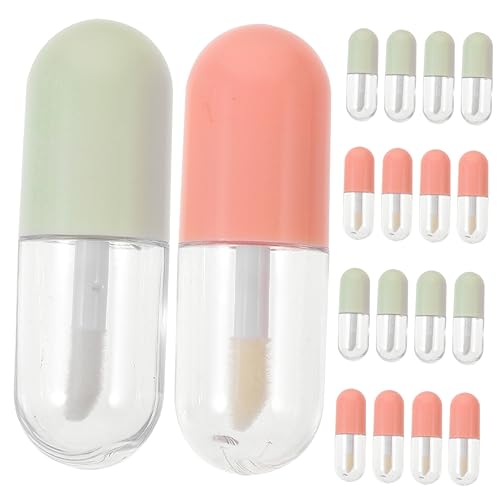BIUDECO Lipgloss-tuben 20 Stück Leere Lipgloss-behälter Nachfüllbare Flaschen Damen-lipgloss-flasche von BIUDECO