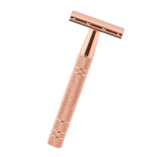 BIUDECO Manueller Rasierer aus Klassischer Nassrasierer für Gesicht Bart und Körperhaare Robuste Verarbeitung für Langlebige Nutzung Rutschfester Griff für Sicheren für Empfindliche Haut von BIUDECO