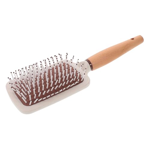 BIUDECO Massage Paddle Comb Holz Haarbürste mit Natürlichem Holzgriff Antistatisch Entwirrend für Damen Herren und Langlebig Kompakt Modisch für Nasses Haar und Haartrocknergebrauch von BIUDECO