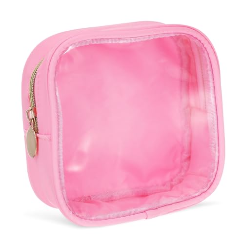 BIUDECO Mini Kosmetiktasche Mit Klarem Frontfenster Und Reißverschluss Tragbare Make-up Organizer Für Reisen Und Toilettenartikel Vielseitiger Aufbewahrungspouch Für Damen Und Herren von BIUDECO