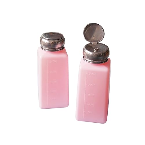 BIUDECO Nagellackflasche Leere Nailart-pumpflasche Zur Aufbewahrung Von Flüssigem Maniküre-make-up-entferner Edelstahl Mit Abdeckung Recycelbar von BIUDECO