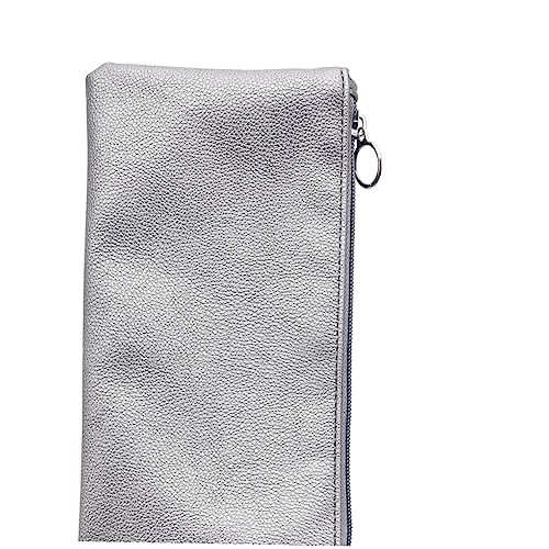 BIUDECO Make-up-Tasche Aus Pu-Leder Mit Reißverschluss Kosmetiktasche Für Reisen Urlaub Und Schule Und Rissfest Zum Verstauen Von Sonnenbrillen Und Künstlerbedarf von BIUDECO