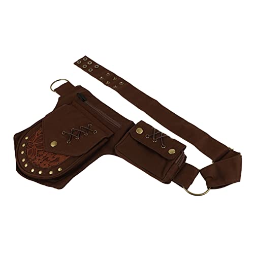 BIUDECO Vintage Gürteltasche Für Smartphones Multifunktionale Umhängetasche Ideal Für Outdoor Aktivitäten Wandern Und Reisen Taktische Bauchtasche Für änner Und Frauen von BIUDECO