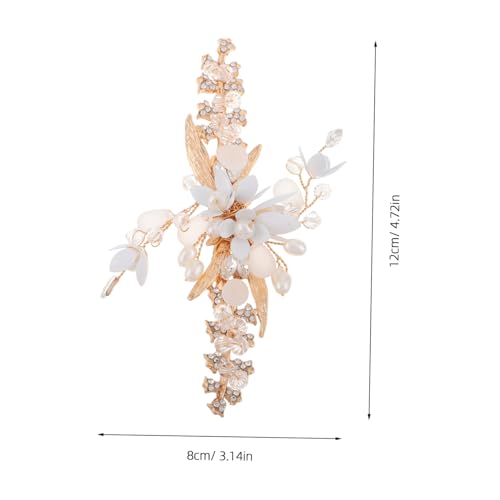 BIUDECO Perlen und Haarnadeln Brautschmuck Hochzeit Haarkamm Seitlicher Clip für Braut und Hanfu Langlebige Legierung Vielseitiges Accessoire für Hochzeitsfrisuren BIUDECO Perlen und Haarnadeln Brautschmuck Hochzeit Haarkamm Seitlicher Clip für Braut und Hanfu Langlebige Legierung Vielseitiges Accessoire für Hochzeitsfrisuren von BIUDECO