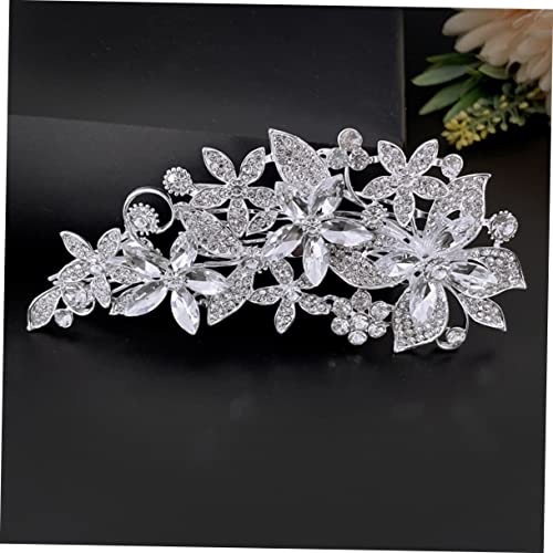 BIUDECO Rhinestone Haarkamm Brautschmuck Seitlicher Haarkamm aus Zinklegierung für Hochzeit Braut und Brautjungfer Elegant Leicht und Schonend von BIUDECO