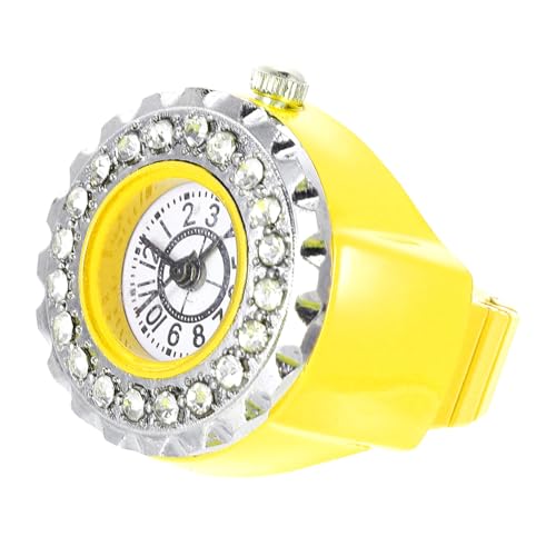 BIUDECO Ringuhr Herrenringe Women Bracelets fingeruhr Watches for Men Man Watch Herrenuhren Uhr für männer dekorativer Fingerkreis Uhrenringe Digital Anschauen Geschenk schmücken Mann Glas von BIUDECO