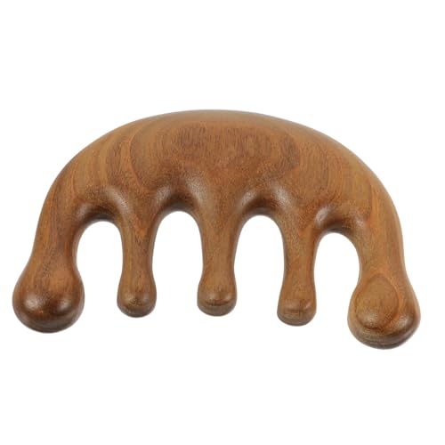 BIUDECO Sandelholz Massagekamm Breiter Anti-static Haarkamm Für Kopfhautmassage Und Haarpflege Grobzinkig Für Männer Und Frauen Handgefertigt Aus Natürlichem Sandelholz von BIUDECO