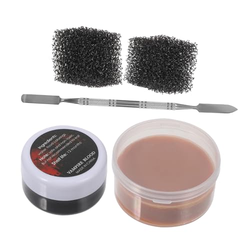 BIUDECO Special Effects Skin Wax für Halloween und Festival Fake Scar Wachs für Realistische Wundgestaltung Party Makeup Kit für Gesicht und Körper für Kostümpartys und Karneval von BIUDECO