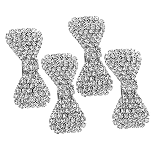 BIUDECO 4stücke Wasserstein Haarschmuck Mit Kristallen Elegante Haarspangen Für Hochzeiten Und Anlässe Glitzernde Haarschleifen Für Frauen Und Mädchen Geschenkset Für Besondere von BIUDECO