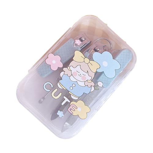 BIUDECO Teiliges Nagelpflege Mädchen Design Multifunktionales Maniküre und Pediküre Tool aus Rostfreiem Kompakt und Tragbar für Präzise Fingernagel und Zehennagelpflege von BIUDECO