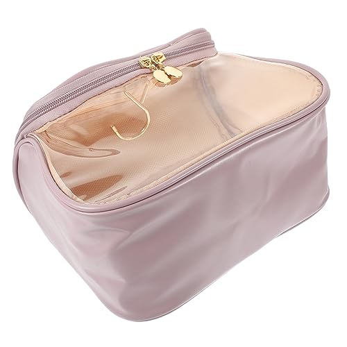 BIUDECO Transparente Kosmetiktasche Damen Groß Tragbare Reise Make Up Tasche mit Großer Kapazität Multifunktionale Kulturbeutel für Toilettenartikel Handlich und Leicht für Unterwegs von BIUDECO
