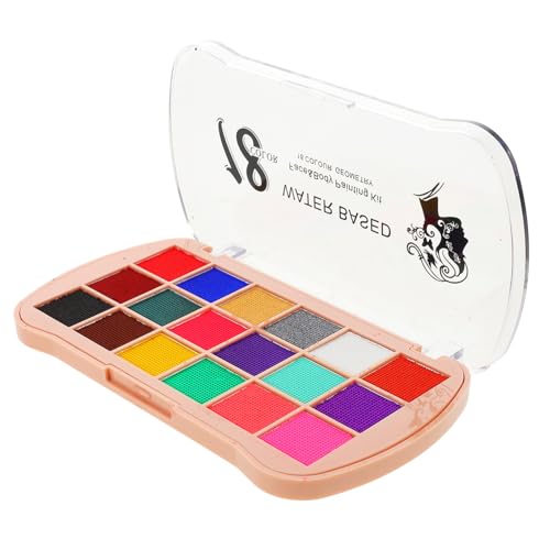 BIUDECO Halloween-gesichtsfarben – 18-farben-wasserset Cosplay-make-up-pigmente Partyfarben Für Erwachsene Und Kinder von BIUDECO