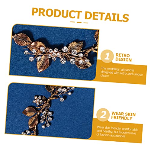 BIUDECO Vintage Blumen Haarreif Brautschmuck aus Langlebigem Leichtes Headpiece für Hochzeit Festival Party Geeignet für Braut und Festliche Anlässe BIUDECO Vintage Blumen Haarreif Brautschmuck aus Langlebigem Leichtes Headpiece für Hochzeit Festival Party Geeignet für Braut und Festliche Anlässe von BIUDECO