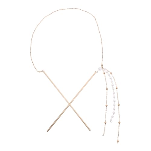 BIUDECO Vintage Haarnadel mit Quasten Doppelte Ketten Haarforke Chinesischer Haarschmuck für Damen Eleganter Haarstab für Dutts und Zöpfe Stilvoller Haarschmuck im Hanfu Stil BIUDECO Vintage Haarnadel mit Quasten Doppelte Ketten Haarforke Chinesischer Haarschmuck für Damen Eleganter Haarstab für Dutts und Zöpfe Stilvoller Haarschmuck im Hanfu Stil von BIUDECO
