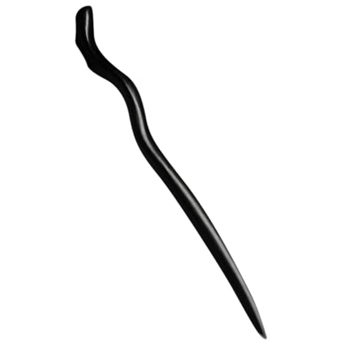 BIUDECO Vintage Holz Haarnadel Lang Handgefertigter Chinesischer Haarschmuck für Dutt und Flechtfrisuren Stilvolle Haarspange für Damen Traditioneller Retro Stil Sichere Oberfläche von BIUDECO