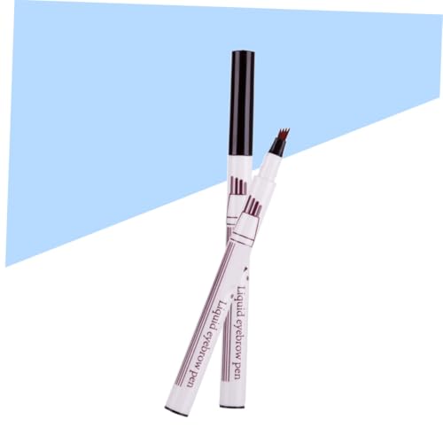 BIUDECO Wasserfester Augenbrauenstift mit Vier Spitzen Flüssig und Schnell Trocknend Natürliche Farbe Schweißresistent Präzise Microblading für Definierte Brauen bei Frauen Langlebig und von BIUDECO