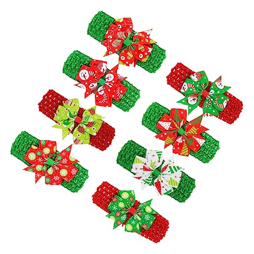 BIUDECO Weihnachts Bowknot Haarschmuck Für Babys Bunte Haarbänder Aus Grosgrain Für Kleinkinder Und Perfekte Weihnachts Haaraccessoires Für Festliche Anlässe von BIUDECO