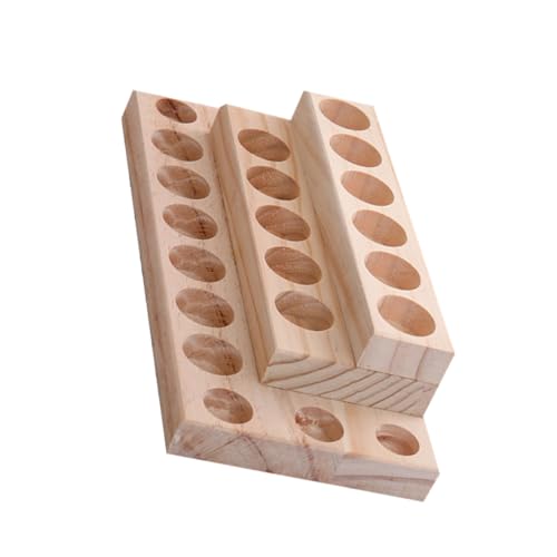 BIUDECO Holz-aufbewahrungsregal Für Ätherische Öle Schreibtischaufsatz Organizer Für Öle Und Duftöle -displayständer Für Tischdekoration von BIUDECO
