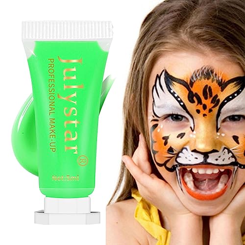 Wasseraktivierte Gesichtsfarbe | Professionelle Gesichtsschminke Halloween Make-up | Schminkzubehör, Make-up, trendiges Geschenk für Kinder, Party, Cosplay Biudui von BIUDUI