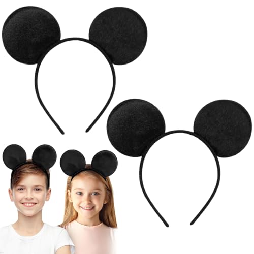 2 Stücke Maus Stirnband, Maus Haarbänder Haarschmuck, für Mädchen Kostüm Parteien Deko von BIVBWQU