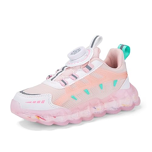 BIackPig Kinder für Jungen und Mädchen High Top Outdoor Sportschuhe Atmungsaktive Turnschuhe Sneaker Rosa 32 EU von BIackPig