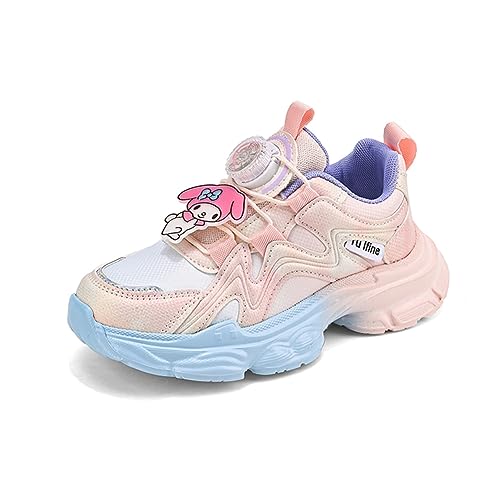 BIackPig Kinder für Jungen und Mädchen High Top Outdoor Sportschuhe Atmungsaktive Turnschuhe Sneaker Rosa 33 EU von BIackPig