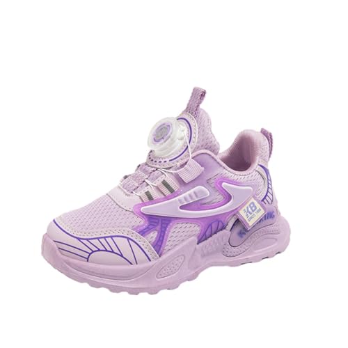 BIackPig urnschuhe Mädchen Laufschuhe 2023 Jungen Leicht Mode Atmungsaktiv Sportschuhe Sneakers Freizeit Schuhe EU 26-37 lila 33 EU von BIackPig