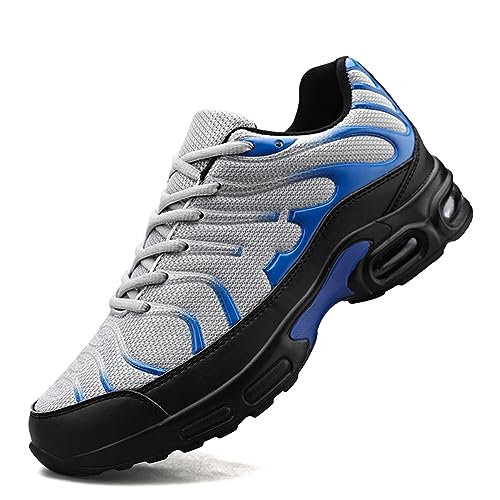 Herren Walkingschuhe Turnschuhe Fitnessstudio Sportschuhe Sneaker Running Tennis Schuhe Freizeit Straßenlaufschuhe Fashion Leichtgewichts Atmungsaktiv Schlüpfen Schuhe Mondlicht 43EU von BIackPig