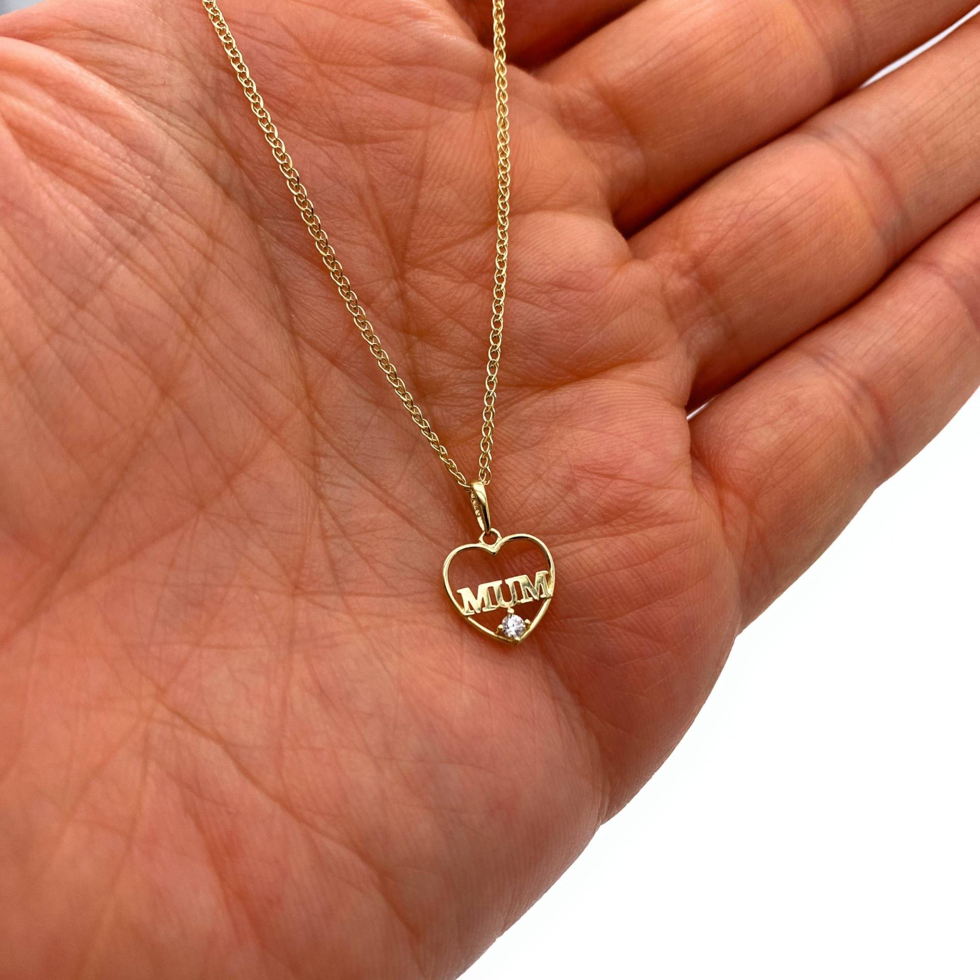 Kettenanhänger | Damen Gold Anhänger Halsketten 9Ct Mum Für Muttertagsgeschenk Sie Geschenk Mädchen von BJHLondon