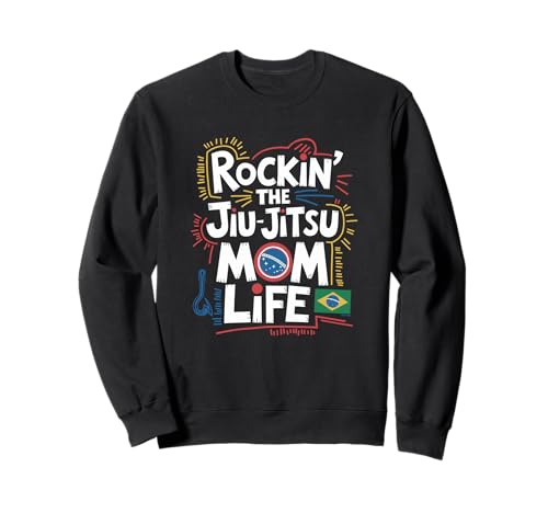 Mat Mama Roll Life Vibes Sweatshirt von BJJ Mama Mattenkraft