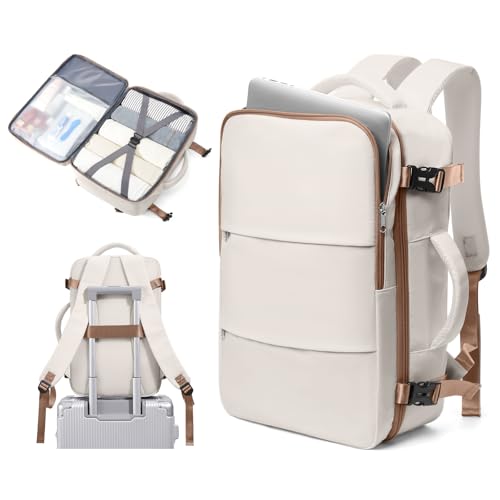 BJLFS Rucksack Handgepäck Flugzeug Ryanair 40×30×20 Handgepäck Reiserucksack Damen Groß Laptop Rucksack Herren 14 zoll business wasserabweisend mit Laptopfach Tasche Carry on Luggage von BJLFS